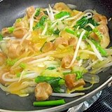 麩と野菜の卵とじ